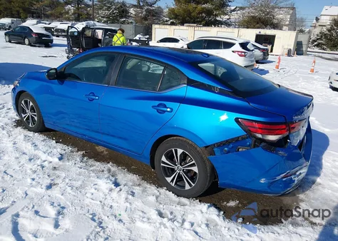 2022 Nissan Sentra Sv Xtronic Cvt z USA, uszkodzony, nr VIN 3N1AB8CV8NY303452